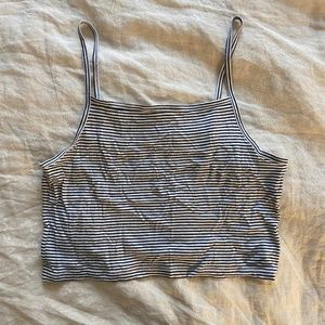 Sunday Best Elphaba Crop Top Striped Camisole